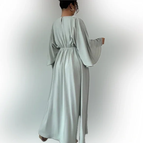 👗 PLUS Mint Green Maxi Dress 👗 - Picture 4 of 10